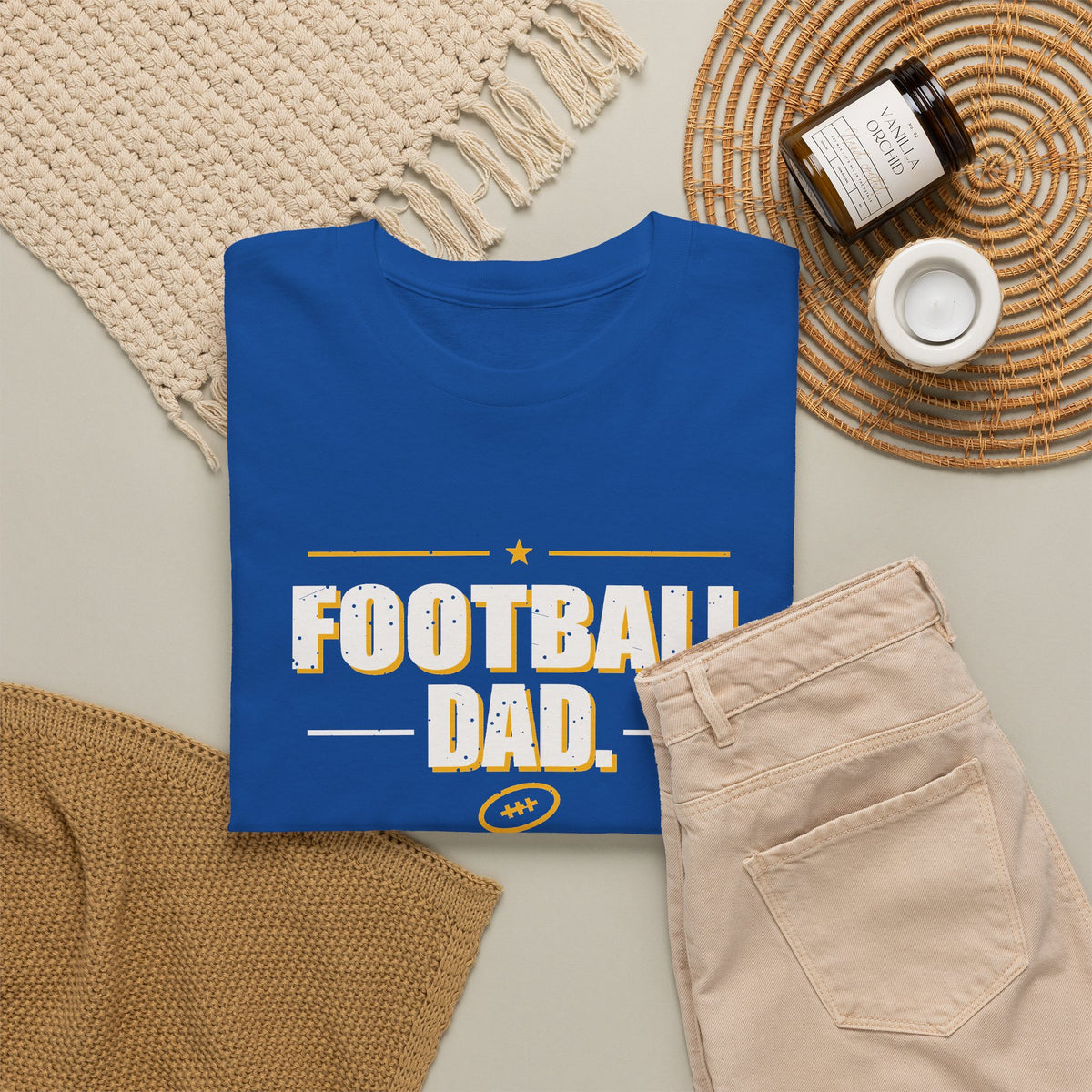 Football Dad. Snack Supervisor. T-Shirt