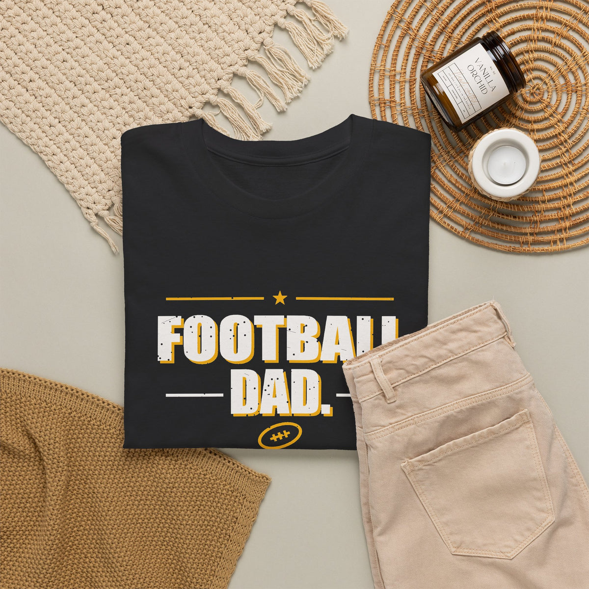 Football Dad. Snack Supervisor. T-Shirt