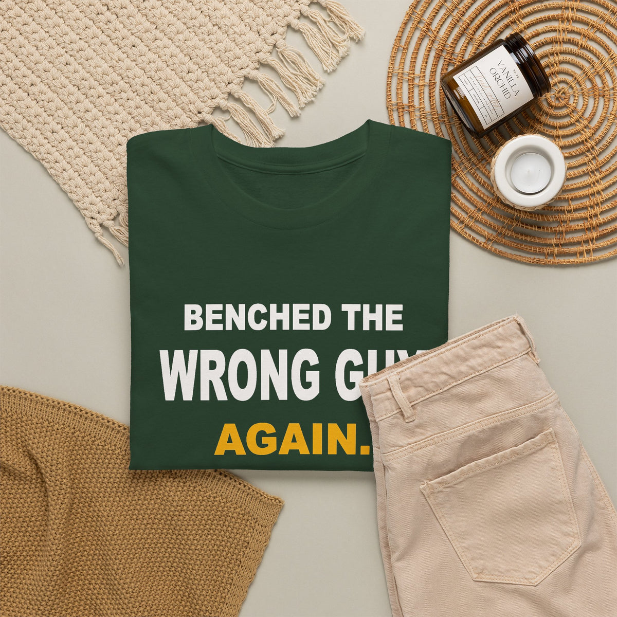 Benched The Wrong Guy Again T-Shirt