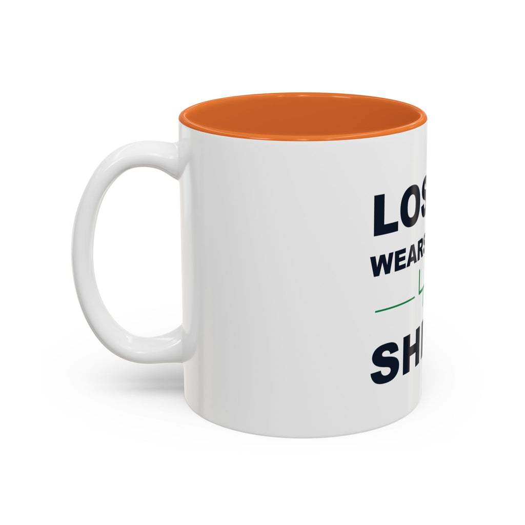 Loser Wears This Shirt Two-Tone Mug