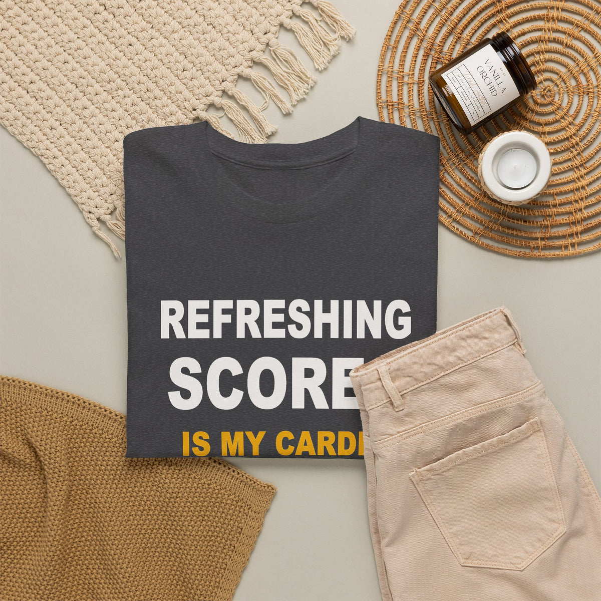 Refreshing Scores Is My Cardio T-Shirt