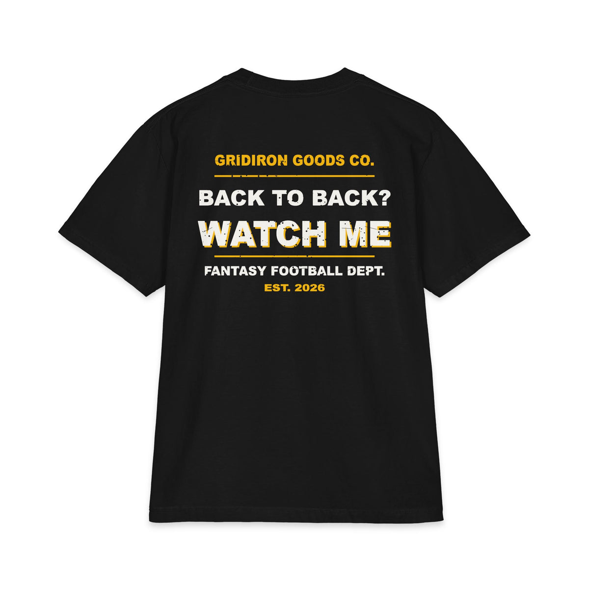 League Champ. Ask Me How. Max Heavyweight Oversized Tee