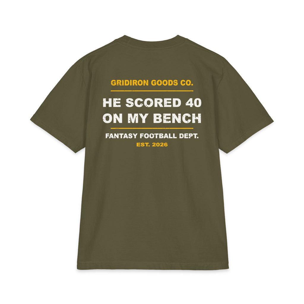 Benched The Wrong Guy Again Max Heavyweight Oversized Tee